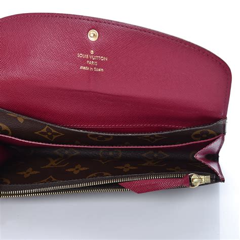 louis vuitton elise wallet|emilie wallet Louis Vuitton fuchsia.